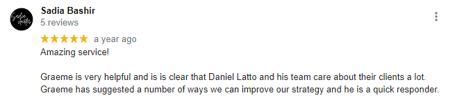 Sadia Review and Testimonial